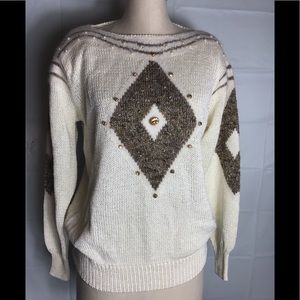 Cervelle vintage knit sweater size large